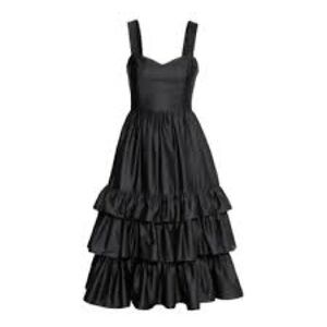 H&M premium 100% cotton Tiered Midi Dress